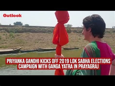 Priyanka Gandhi Kicks Off Lok Sabha Elections Campaign With Ganga