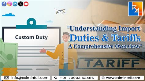 Understanding Import Duties And Tariffs A Comprehensive Overview