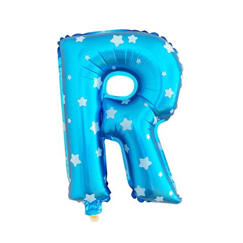 Blue 16 Inch Letter Foil Balloons Number Balloon Letter Balloons Foil