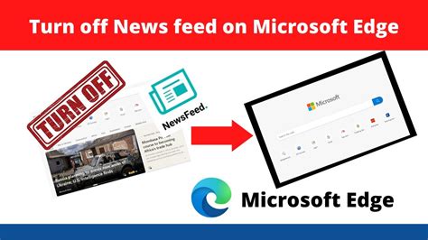 How To Turn Off News Feed On Microsoft Edge Edge Newsfeed Youtube