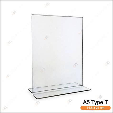 Jual Tempat Brosur Akrilik A Tipe T Tent Card Holder Acrylic Display