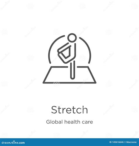 Stretch Icon Vector From Global Health Care Collection Thin Line