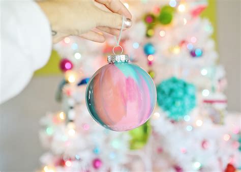 Diy Paint Filled Christmas Ornaments Lyndsay Almeida