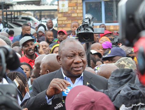 ANC President Cyril Ramaphosa assured voters that the ANC recognizes ...