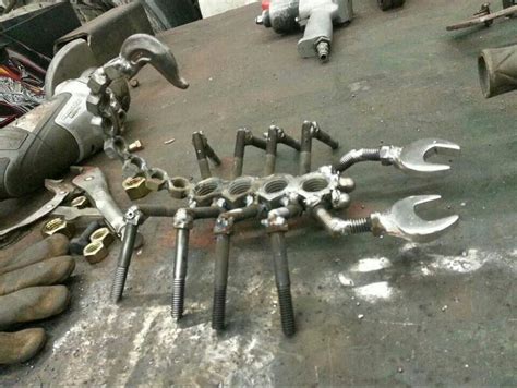 Nuts And Bolts Scorpion Metal Art Scrap Metal Art Welding Projects