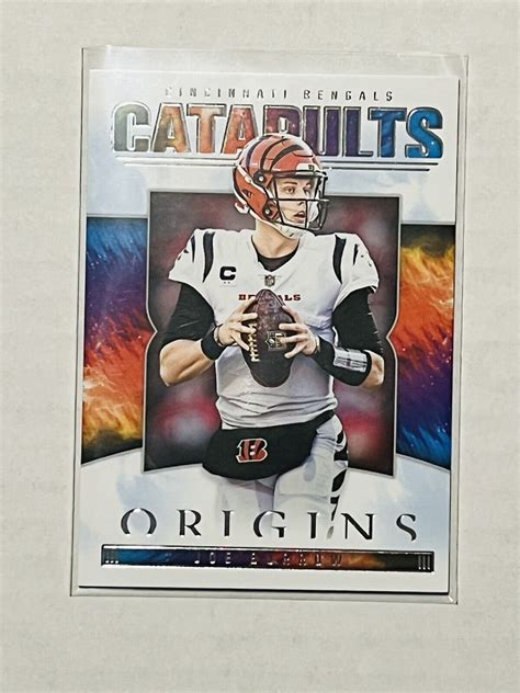 Mavin JOE BURROW 2022 Panini Origins Catapults Insert 1 Bengals