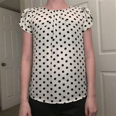 Windsor Tops Windsor Polka Dot Blouse Poshmark