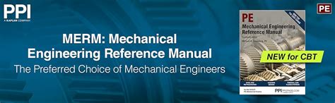 Ppi Mechanical Engineering Reference Manual Th Edition