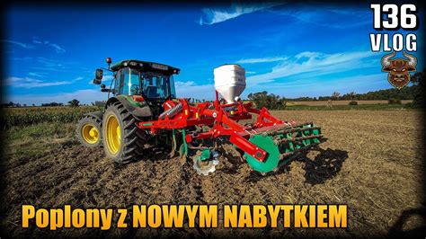 Nowy nabytek Siewnik do poplonów Uprawiam i sieję ekoschemat Vlog