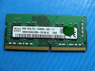 Dell 5410 SK Hynix 8GB PC4-3200AA RAM Memory HMA81GS6CJR8N-XN | eBay