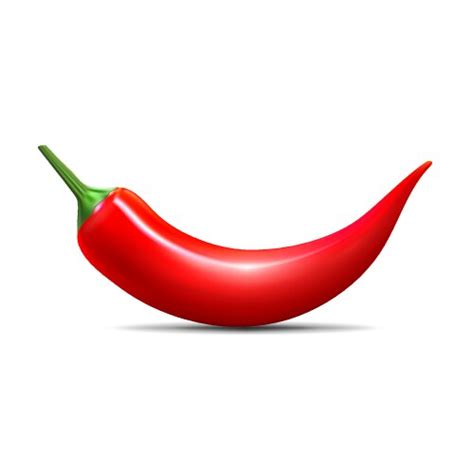 Red Hot Chili Pepper Realistic D Royalty Free Vector Image