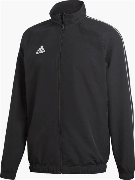 ADIDAS Core 18 Trainingsjack Heren Zwart Maat M Bol