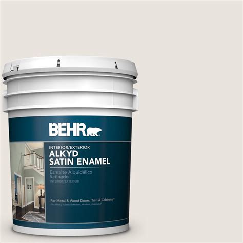 Behr Gal Bwc Smoky White Satin Enamel Alkyd Interior Exterior