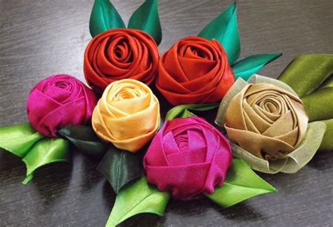 Come Fare Rose Di Stoffa Bricolage Fiori Di Stoffa Fai Da Te