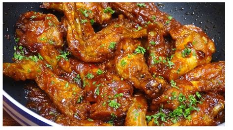 Honey Lemon Glazed Chicken Wings Youtube