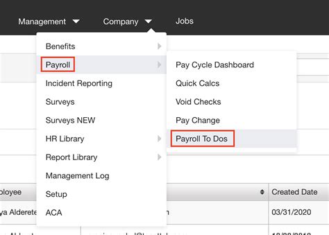 Toast Payroll: Payroll To Do's
