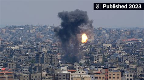 Militants In Gaza Fire Hundreds Of Rockets Into Israel Amid Airstrikes