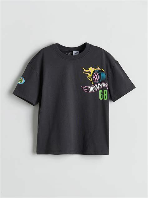 LCW Kids Hot Wheels Štampana Majica za Dečake S5FY60Z1 HEF LC Waikiki