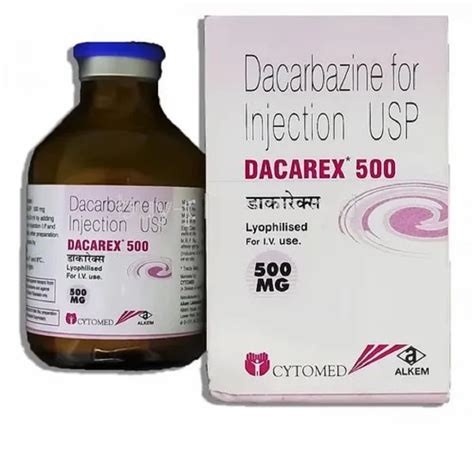 Dacarex 500 Mg Dacarbazine For Injection At Rs 919 54 Vial Sumul