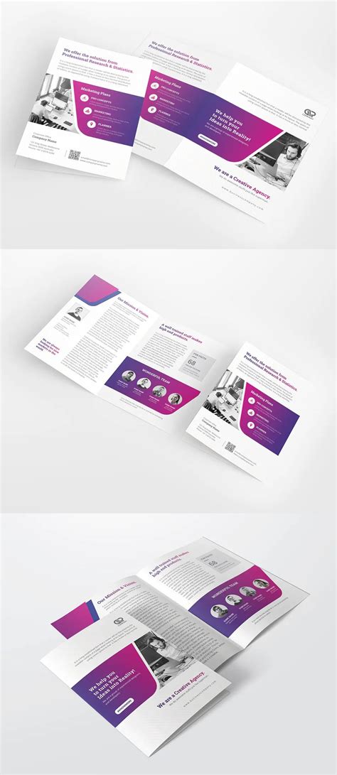 A4 / A5 Bifold Brochure Template PSD | Brochure design, Brochure ...