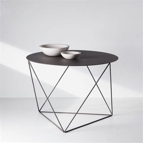 Modern Black Metal Side Table – Cre8 NYC