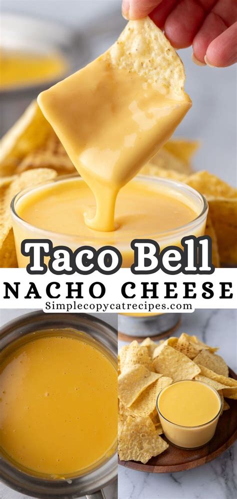 The Best Taco Bell Nacho Cheese Recipe Copycat Simple Copycat Recipes