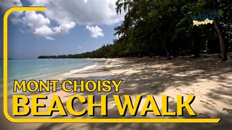 Beach Walking On One Of The Longest And Nicest Beaches In Mauritius