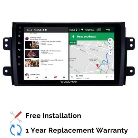 Woodman Big B Comfort For Maruti Sx Android Music System Gb Gb