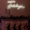 Happy Holidays Lighted Sign from CUSTOM NEON® | FREE Remote