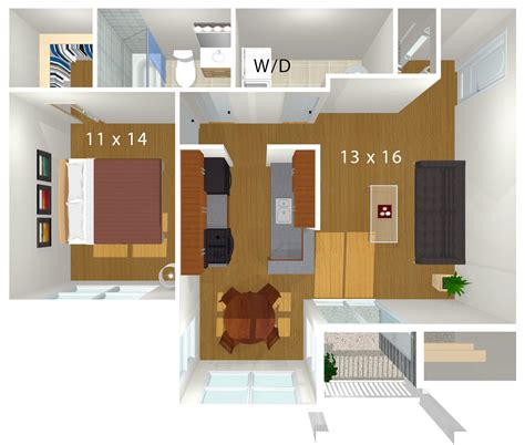 Download Modern Apartment Floor Plan Design