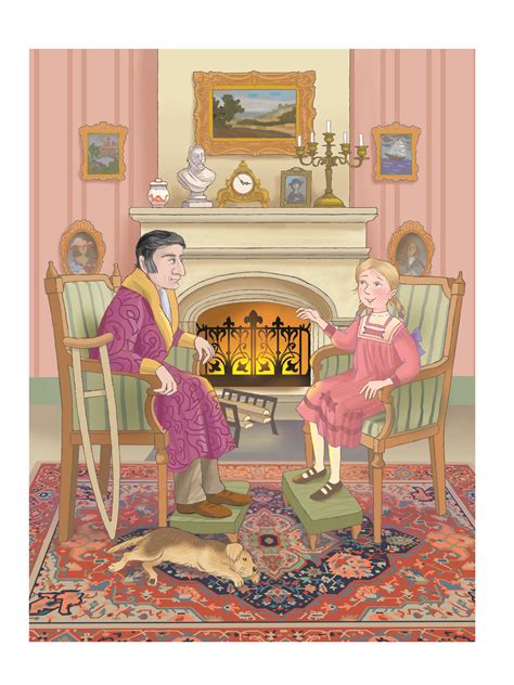 Иллюстрация "Поллианна" в стиле книжная графика