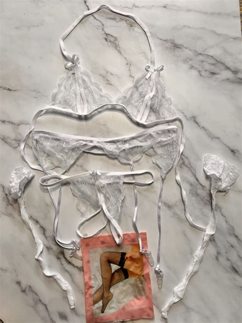 Shahina Bra And Garter Lingerie Set With Stockings The Freaky Link Kenya