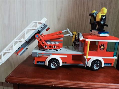 Lego city fire ladder truck, Hobbies & Toys, Toys & Games on Carousell