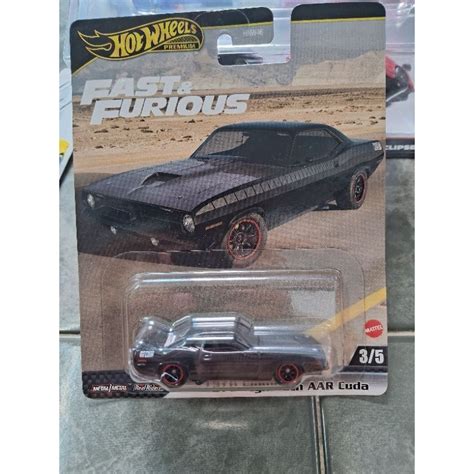 Hot Wheels Premium Plymouth Aar Cuda Fast And Furious Shopee Vi T Nam