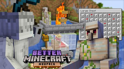 Ferma Automata De Iron Pe Better Minecraft Youtube