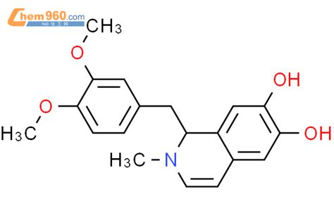 20975 09 1 1 3 4 Dimethoxybenzyl 2 Methyl 1 2 Dihydroisoquinoline 6 7