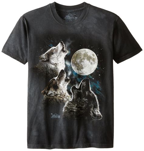 The Mountain - The Mountain's Three Wolf Moon T-Shirt - Walmart.com ...