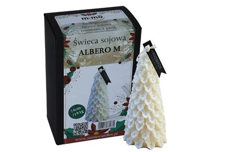 Świeczka naturalna wolnostojąca sojowa Albero M MiMoCandles