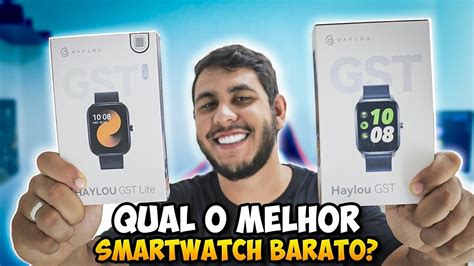 HAYLOU GST Vs HAYLOU GST LITE Qual O Melhor Smartwatch De Entrada