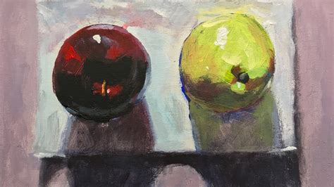 Still Life 103 Painting Acrylic As Shapes In Few Simple Steps Youtube