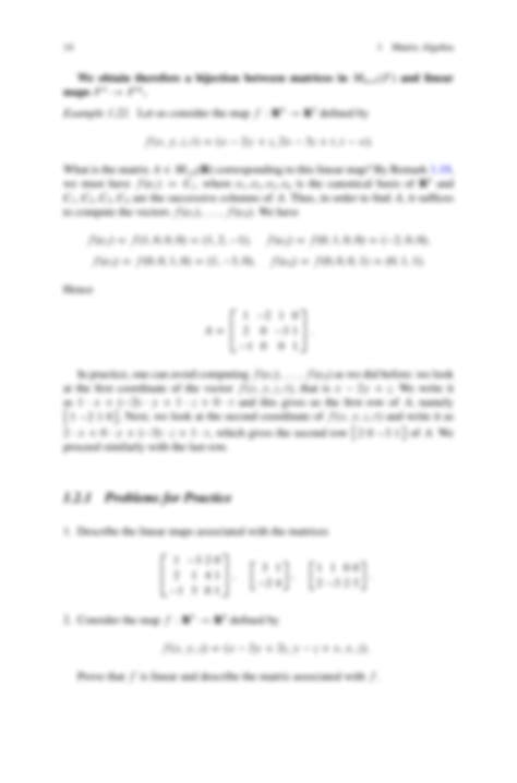 Solution Matrices As Linear Maps Studypool