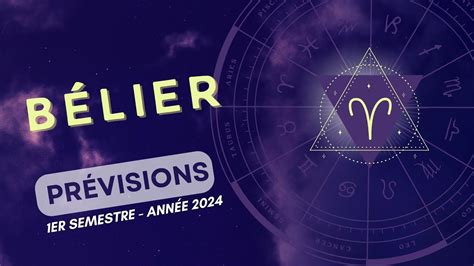 BÉLIER prévisions 2024 Vos énergies du 1er semestre 2024 YouTube