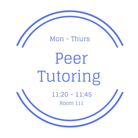 peer tutoring