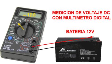 Como Conectar El Multimetro Digital Para Medir Voltaje Descargar Pdf