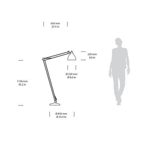 Leucos Jj Mid Led Floor Lamp