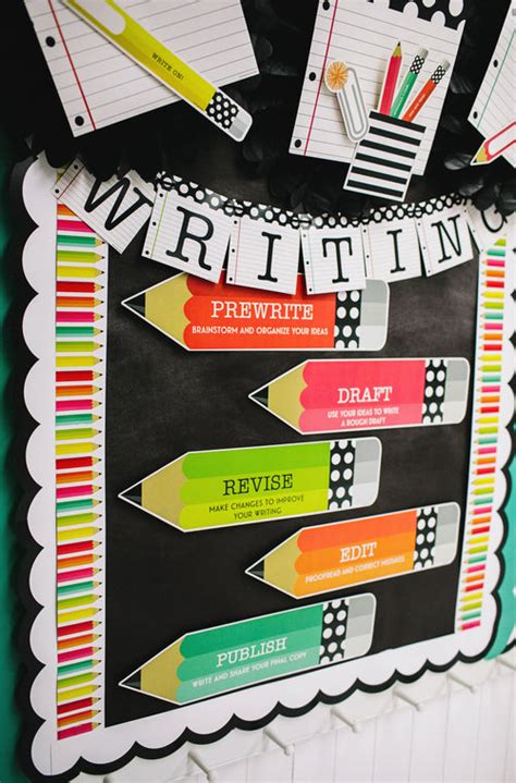 Black White And Stylish Brights Classroom Decor Schoolgirl Style Page 2