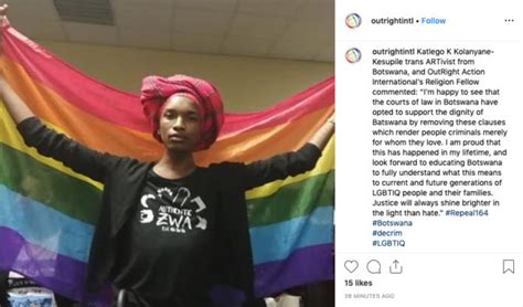 Botswana Celebrates Historic Decriminalisation Of Gay Sex Page Of Pinknews