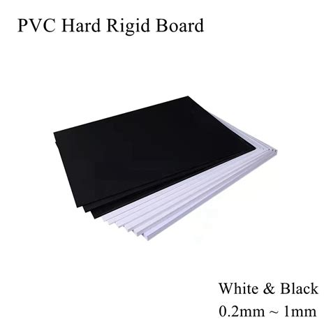 Pannello Rigido Rigido In Pvc Bianco Nero Foglio Di Plastica Lucida