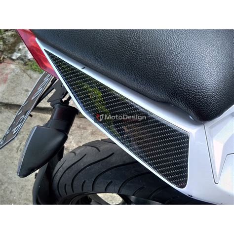 Jual Stiker Timbul Carbon Body Top Tail Buntut Pad Protector Ninja