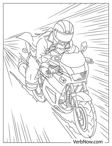 Free MOTORCYCLE Coloring Pages & Book for Download (Printable PDF ...